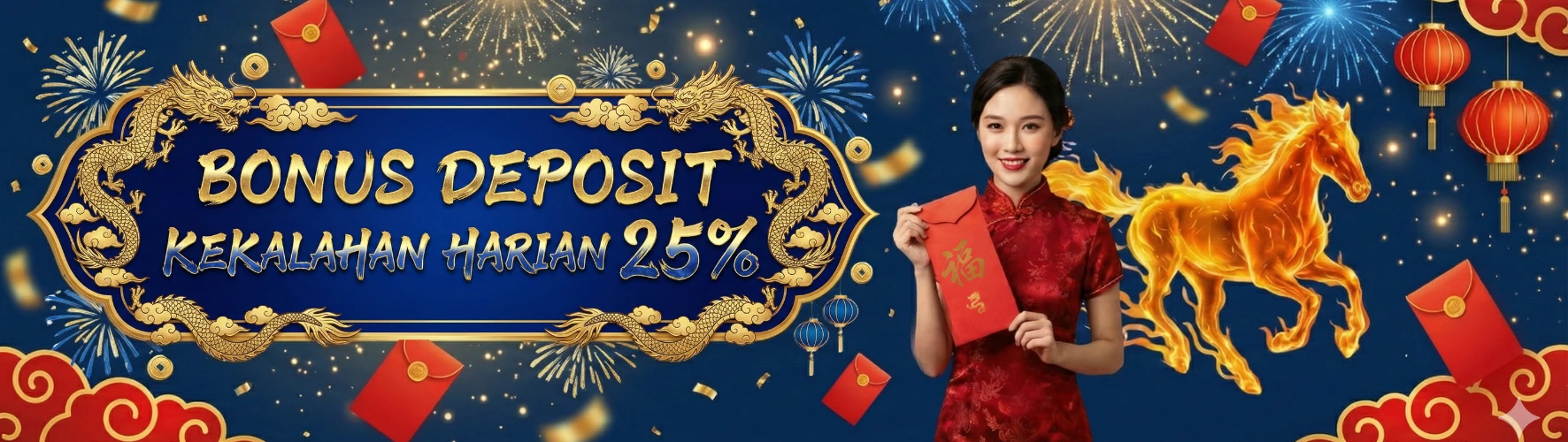 BONUS GARANSI KEKALAHAN HARIAN 25%