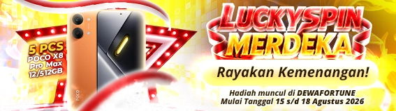LUCKY SPIN KEMERDEKAAN HADIAH HP POCO X8 PROMAX