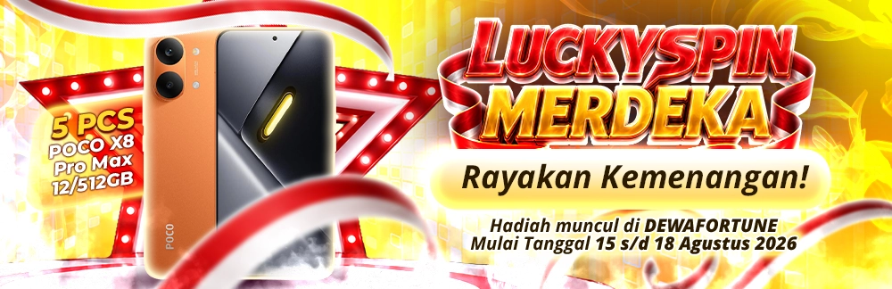 LUCKY SPIN KEMERDEKAAN HADIAH HP POCO X8 PROMAX