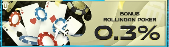 BONUS ROLLINGAN POKER 0,3%